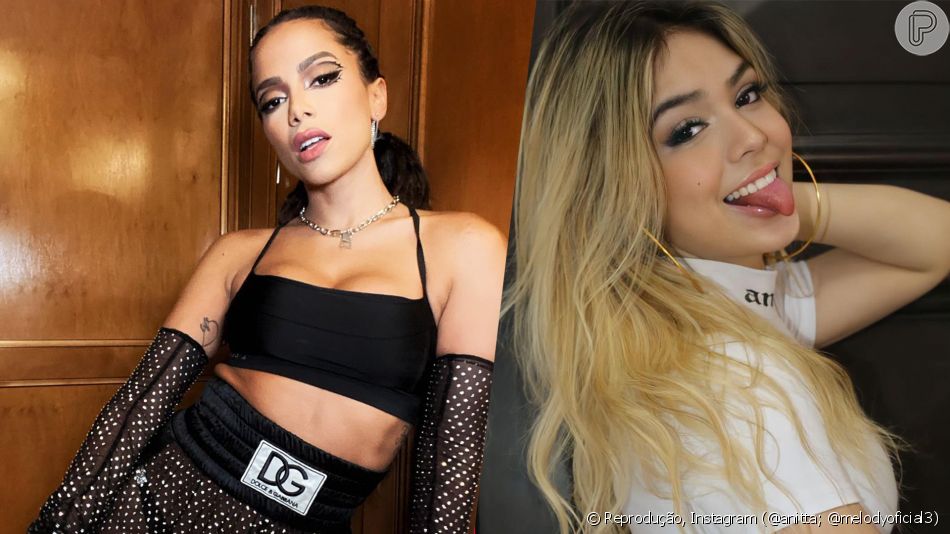 Melody detona Anitta após ser acusada de inventar fake news: 'Aprendi vendo seus lançamentos'