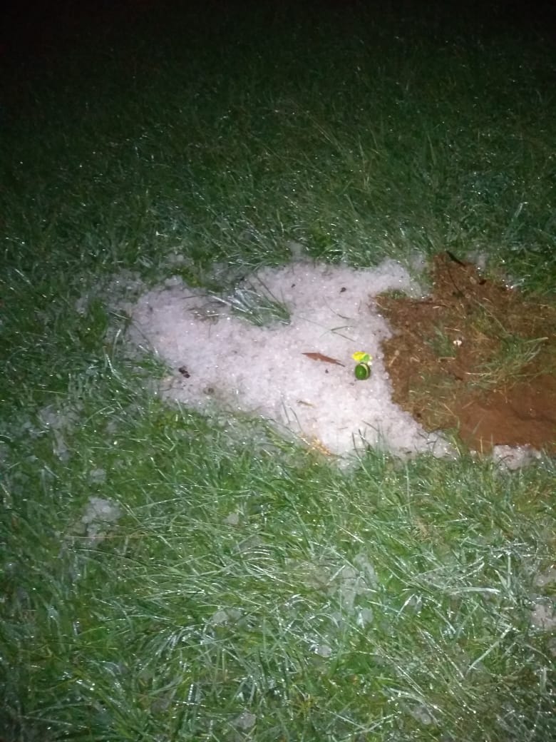 Santana do itararé é atingida por temporal com granizo e moradores tem prejuízo de R$ 250 mil