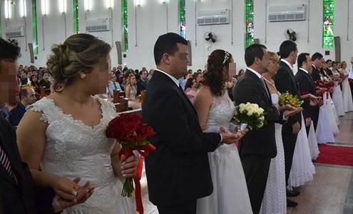Ibaiti realiza casamento comunitário com a união de 53 casais