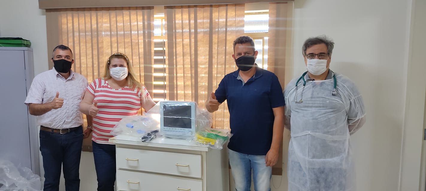 Hospital Jaime Canet de Jaboti recebe aparelho respirador pulmonar
