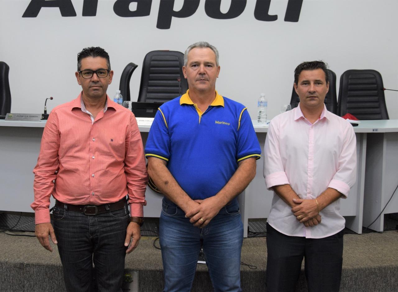 Câmara de Arapoti elege novo presidente e mesa diretiva para o próximo biênio