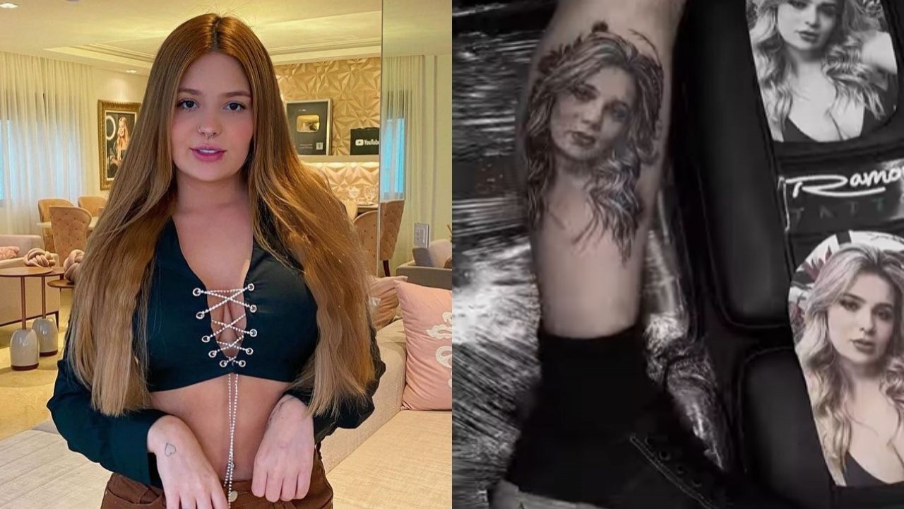 Fã tatua rosto de Viih Tube e ela se surpreende: 