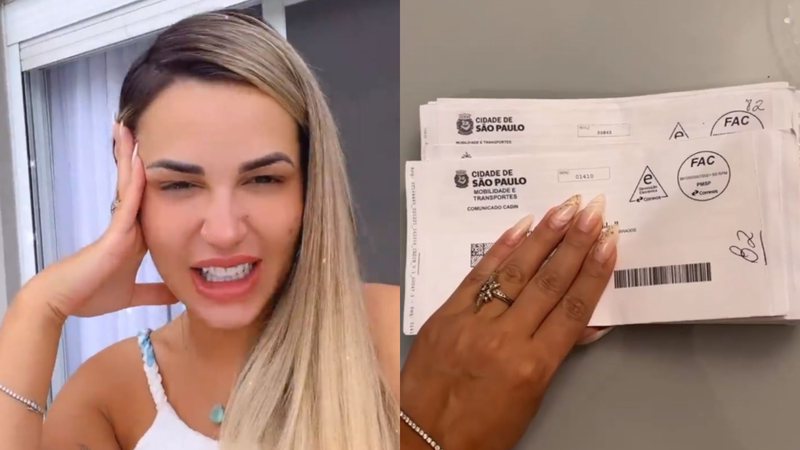 Deolane Bezerra leva 53 multas de trânsito: ‘Só para começar o ano bem’