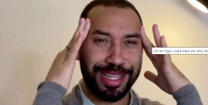 Gil do Vigor culpa beijo em menina por ter pegado Covid: 'Homem não teria'