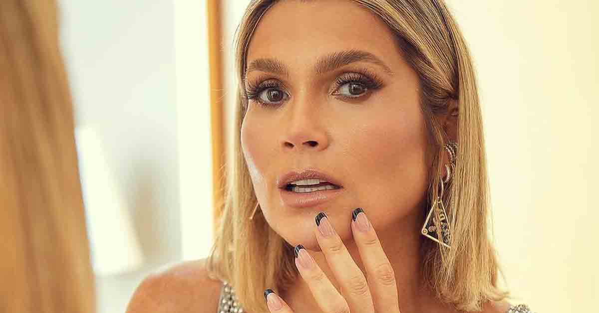 Flávia Alessandra usa look de R$ 32 mil no ‘Domingão’