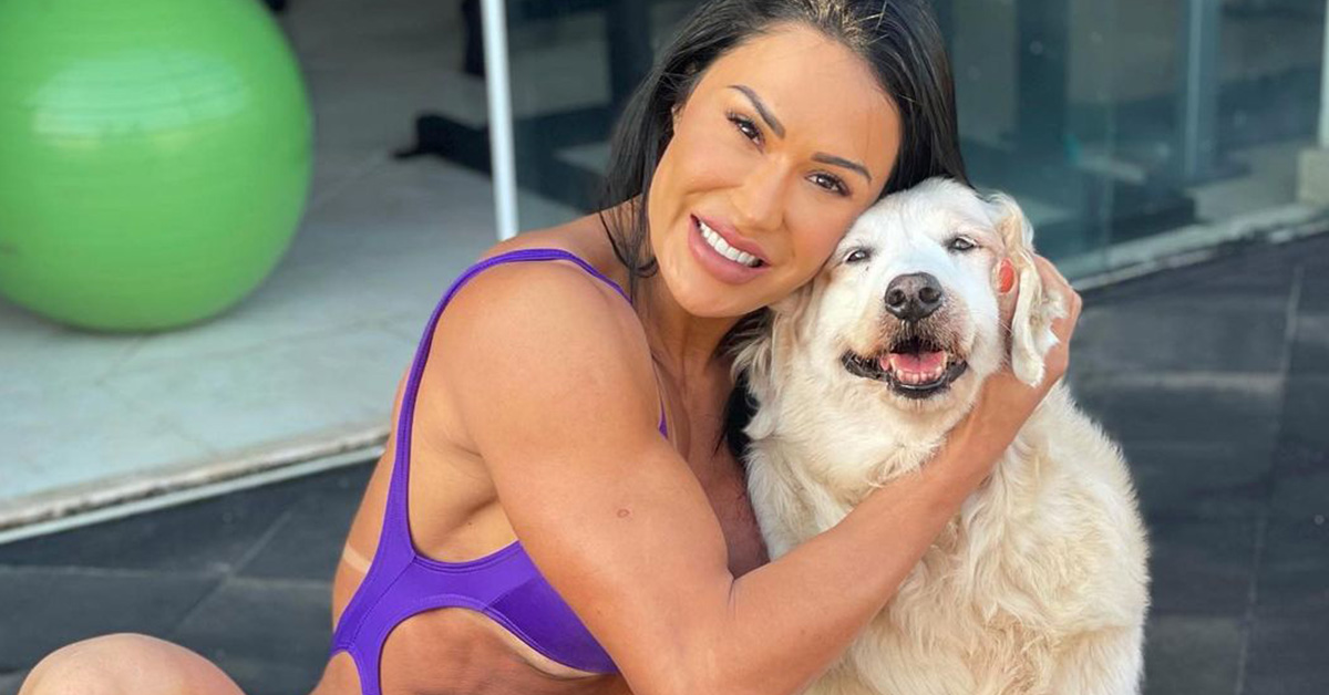 Após morte da cachorra, Gracyanne Barbosa desabafa: ''Fiquei sem chão''