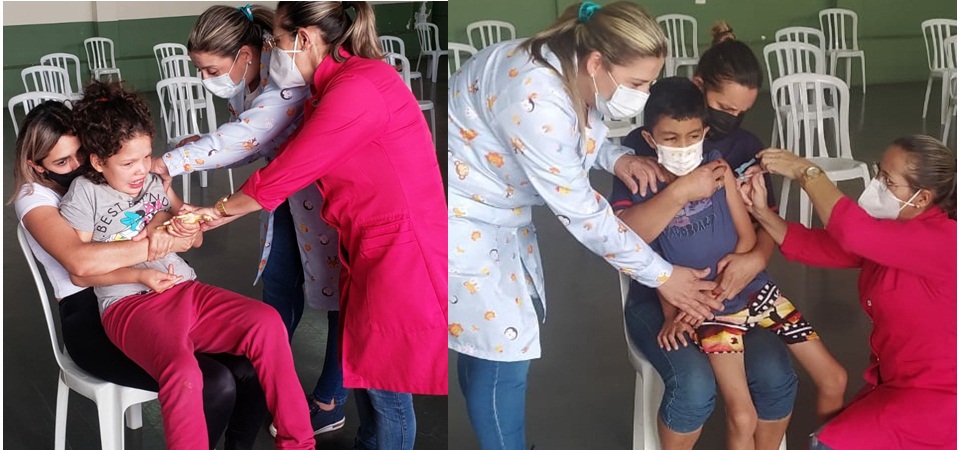 Ibaiti começa a vacinar crianças e os primeiros são alunos da Apae