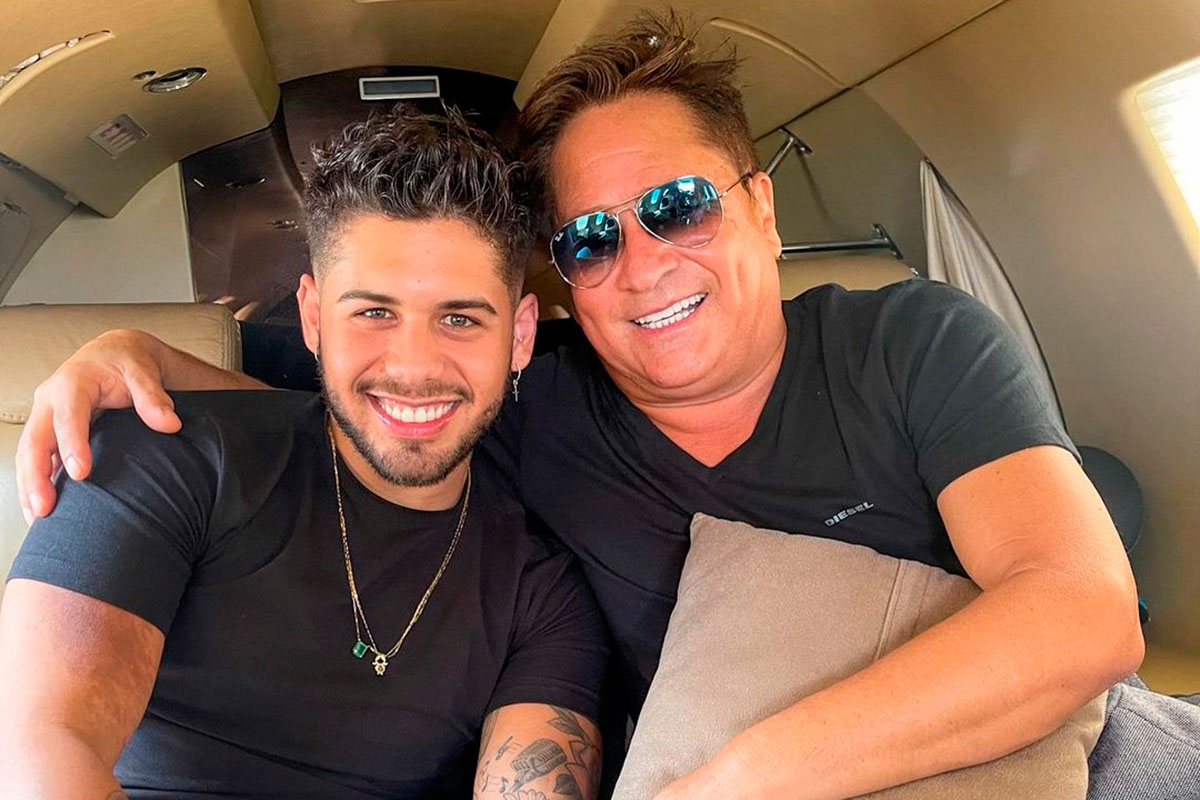 Com medo de acidente aéreo, Leonardo proíbe Zé Felipe de fazer shows à noite