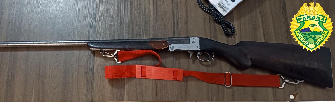 Pai encontra espingarda do filho e chama a polícia em Conselheiro Mairinck