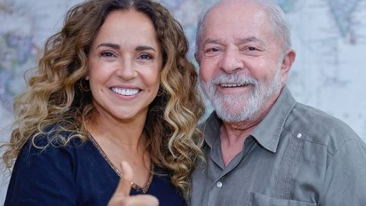 Daniela Mercury se encontra com Lula e diz: ‘O sonho não pode esperar’