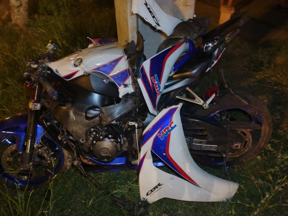 Acidente deixa motociclista em estado grave em Santo Antônio da Platina