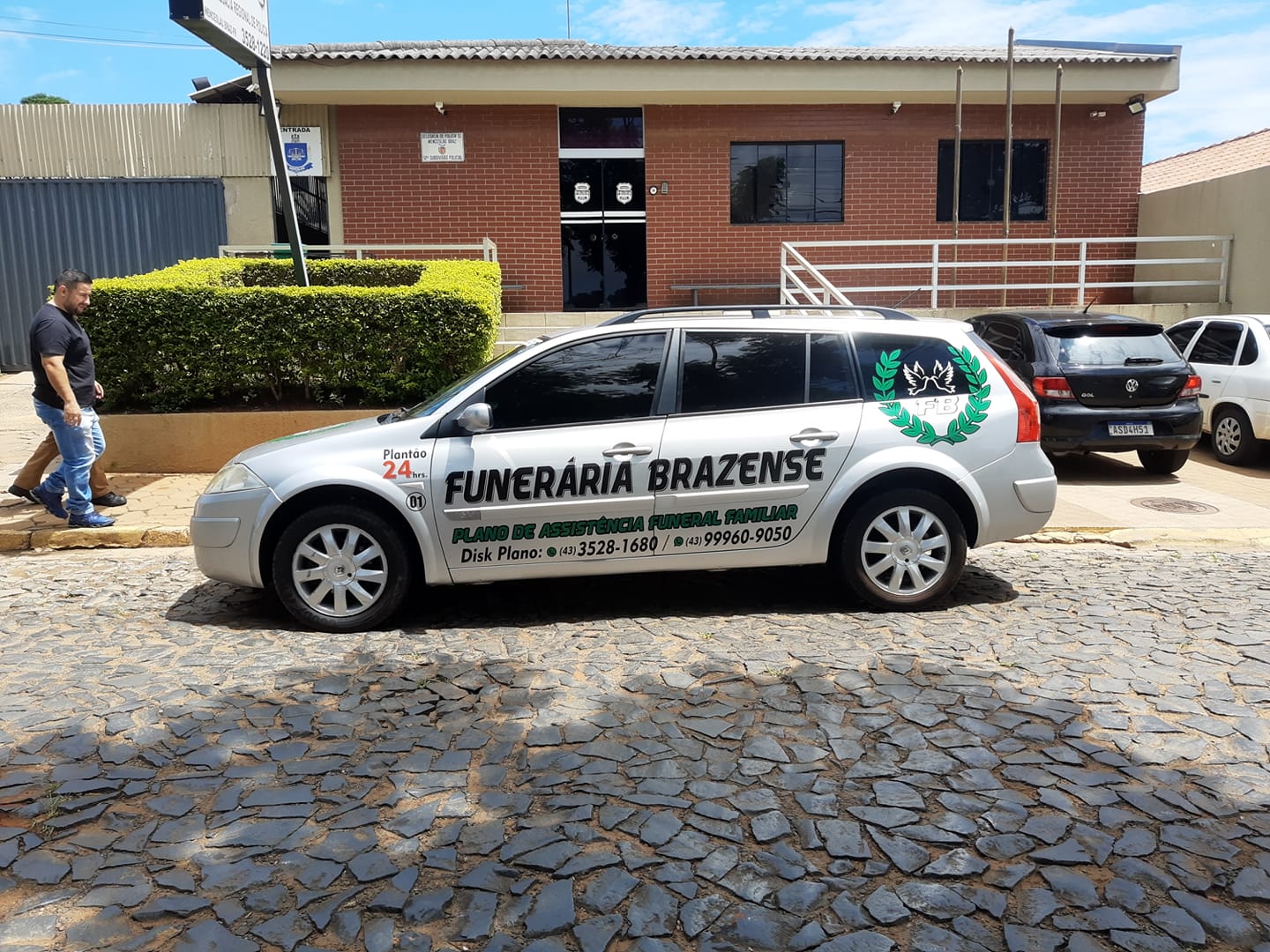 Carro funerário que havia sido furtado é encontrado em Wenceslau Braz