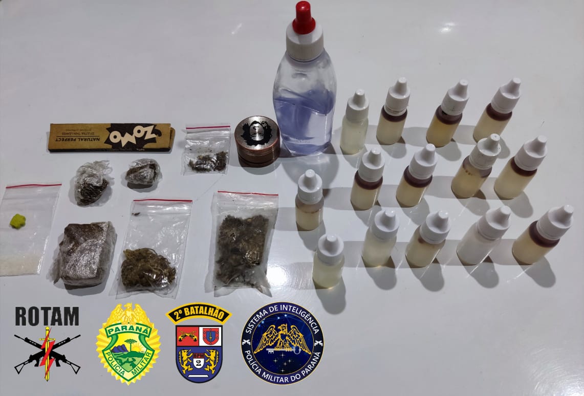 Polícia acaba com festa com adolescentes e regada a drogas em Santana do Itararé