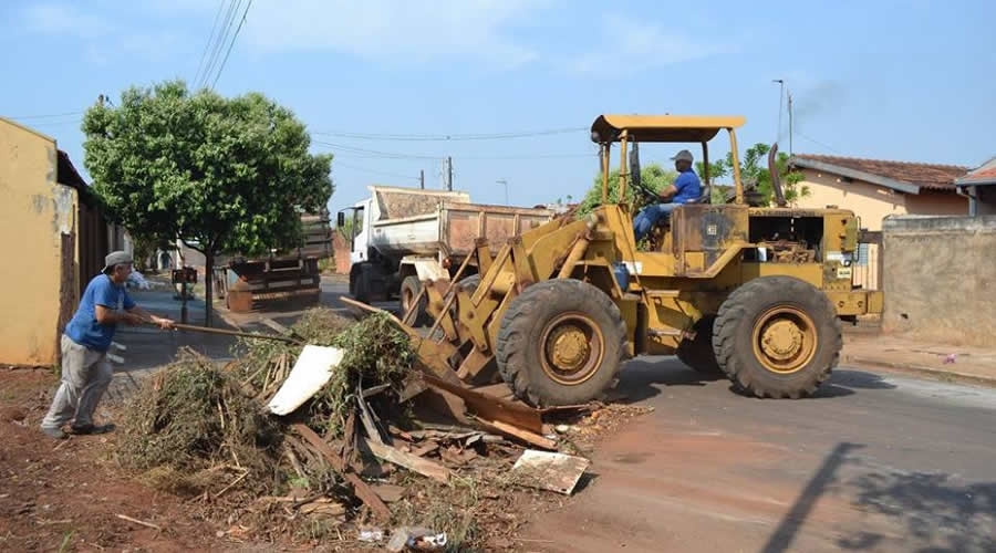 Prefeitura realiza mutirão de limpeza em Calógeras neste sábado