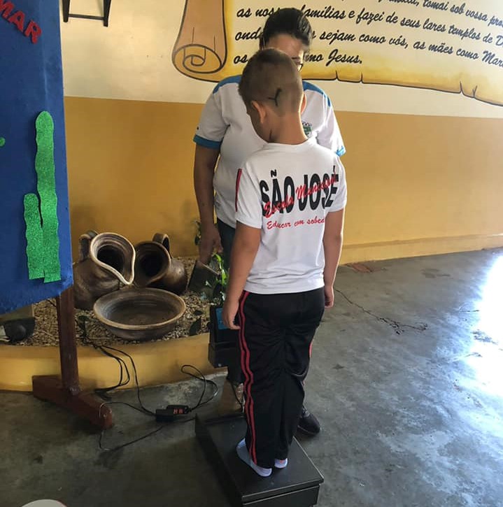 Nutricionista realiza avaliação dos alunos da Rede Municipal de Ensino em Joaquim Távora