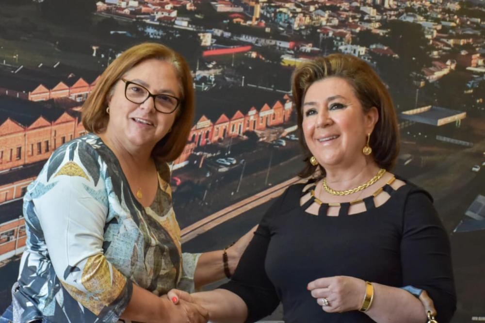 Alcione Lemos recebe em Jaguariaíva a presidente do Tribunal Regional do Trabalho   
