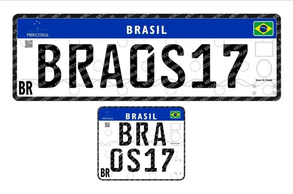 Placas do Mercosul para carros novos e transferidos devem entrar em vigor na próxima semana