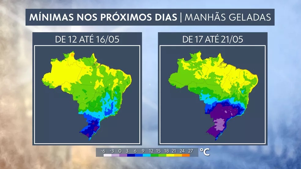 Brasil terá semana de frio intenso com neve e 'chuva congelante' 
