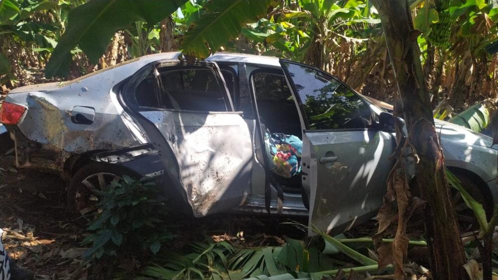 Criança fica ferida em acidente na PR-151 em Santana do Itararé