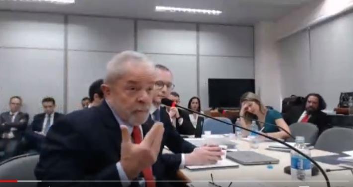 Assista o depoimento de Lula no caso do sítio de Atibaia