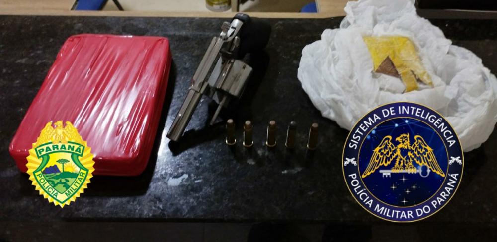 Homem é apreendido com drogas e armas em Wenceslau Braz 