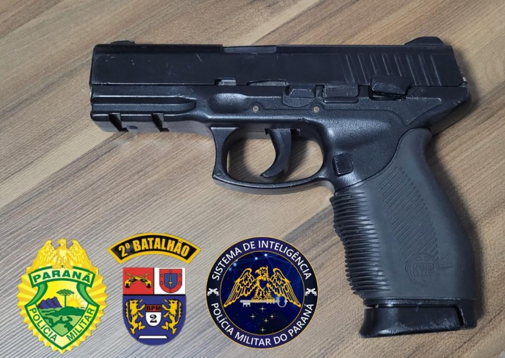 Adolescente é apreendido com simulacro de pistola em Ibaiti