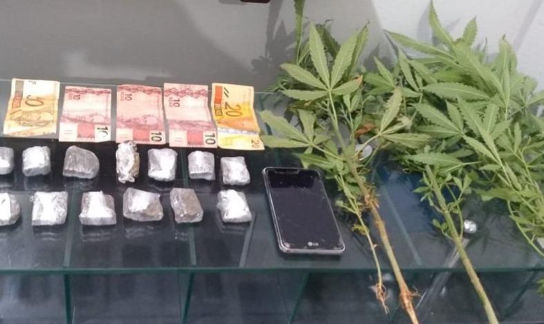 Polícia Militar de W. Braz prende casal de traficantes