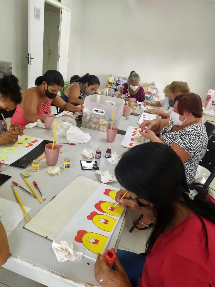 Oficinas do CRAS Jaguariaíva reúnem a participação de 40 mulheres