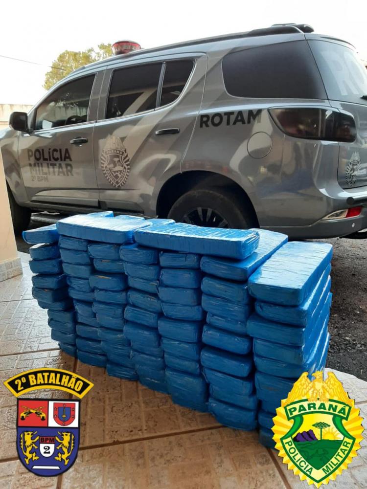 Casal é preso com quase 40 kg de maconha em Santo Antônio da Platina