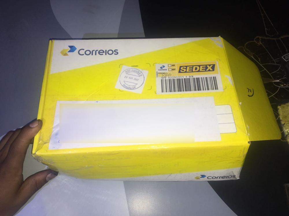Preso recebe encomenda recheada de maconha e cocaína via Sedex
