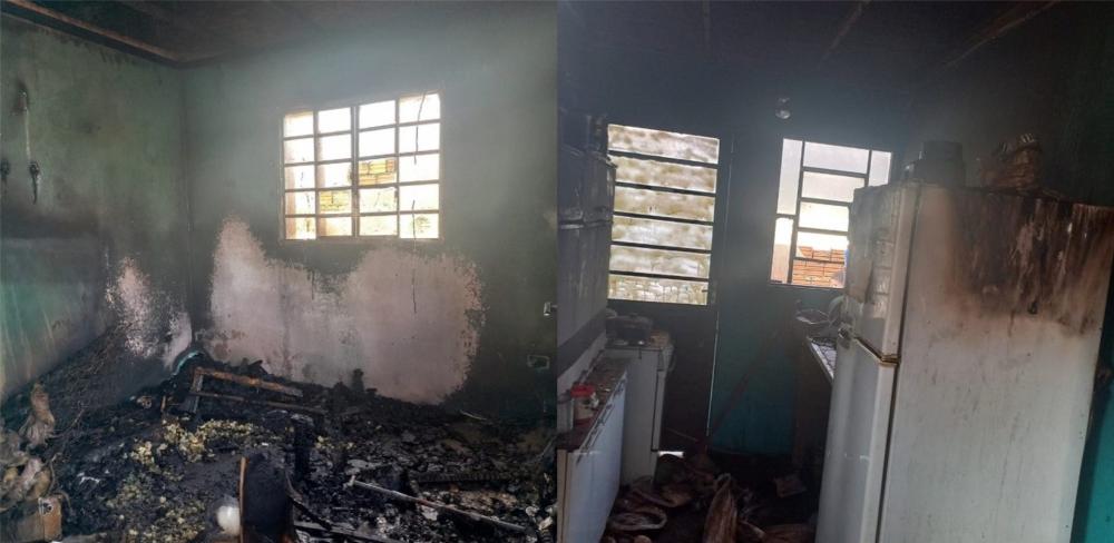 Mulher tem casa queimada após marido chegar embriagado em Jacarezinho 