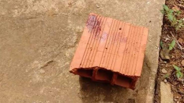 Brazense leva tijolada na cabeça e fica em estado grave