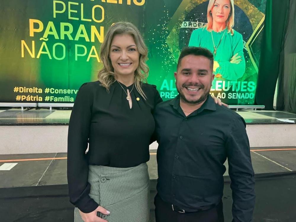 Maikon Pot declara apoio a pré-candidata ao Senado Aline Sleutjes