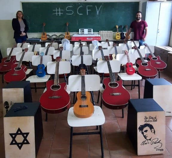 Prefeitura de Jundiaí do Sul adquire novos instrumentos para Oficina de Música do CRAS  