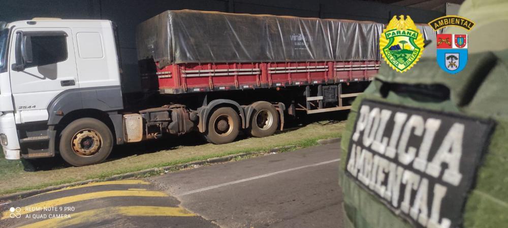 Denúncia ajuda PM a recuperar carretas roubadas em Siqueira Campos