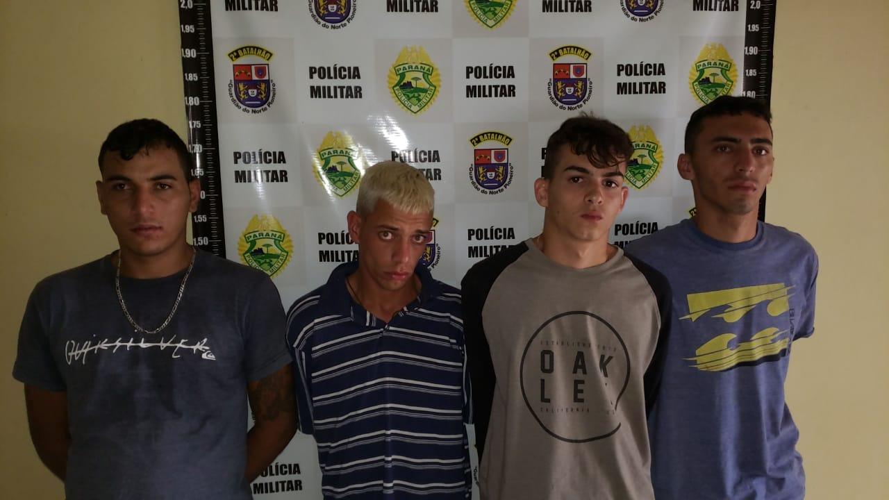 PM prende quadrilha após roubo em município do Norte Pioneiro
