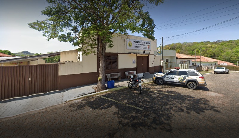 Preso suspeito de tentar colocar fogo na sede da PM em Pinhalão