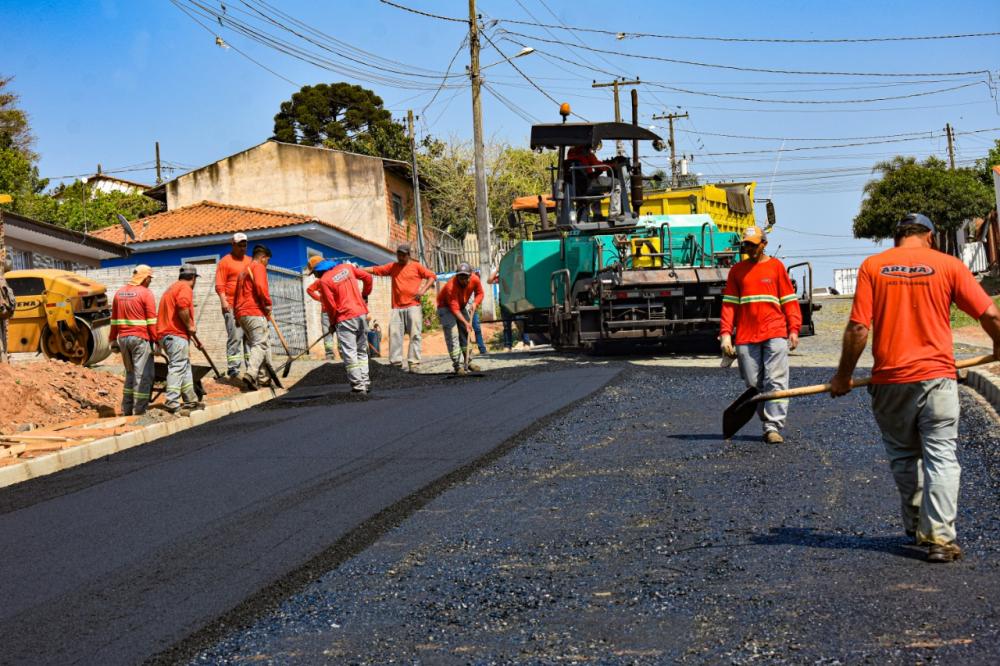 Prefeitura de Jaguariaíva realiza mais uma etapa do projeto “Pavimentação em Ação”