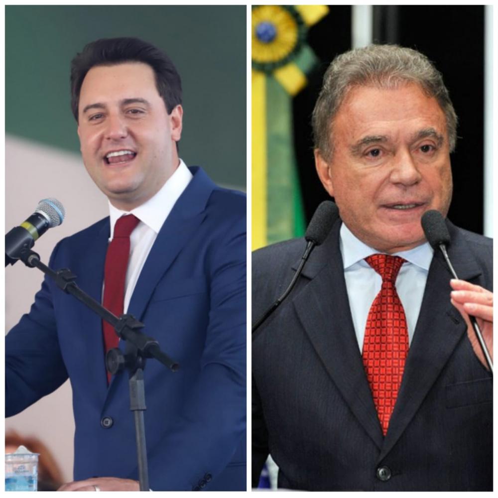 Nova pesquisa aponta reeleição de Ratinho Junior e Alvaro Dias 