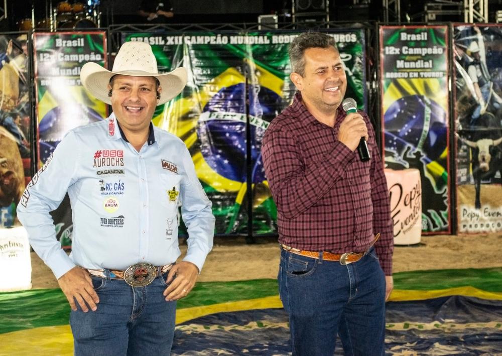 Prefeito de Jaboti comemora sucesso da IX Expo Morango 2022