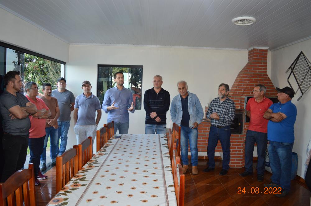 Paulo Litro se reúne com lideranças políticas em Wenceslau Braz