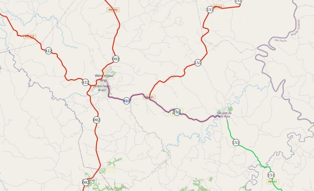 Trecho entre W. Braz e São José recebe recape asfáltico e sinalização viária