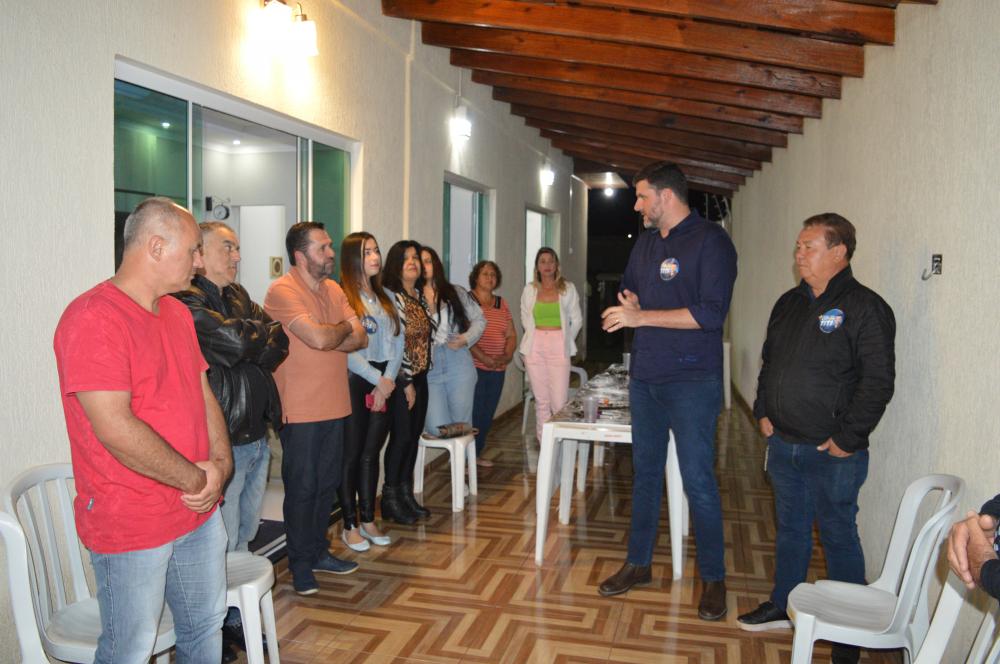 Pedro Lupion se reúne com apoiadores em Wenceslau Braz