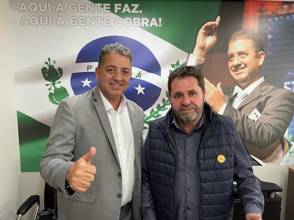 Prefeito Taidinho se reúne com autoridades em Curitiba 