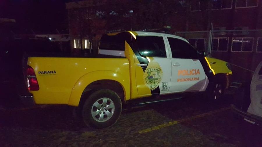 Rapaz furta viatura da Polícia Rodoviária na PR-151 e foge para Ponta Grossa