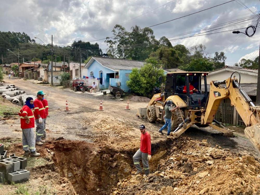 Projeto Pavimentação em Ação segue em andamento em Jaguariaíva 