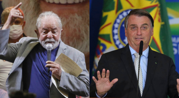 Pesquisa aponta empate técnico entre Lula e Bolsonaro