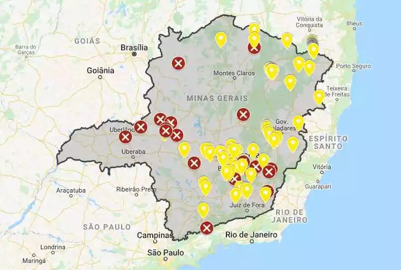 Google Maps mostra rodovias com bloqueios no Paraná e Brasil