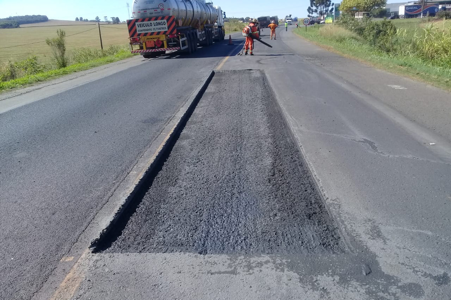 DER define empresa para conservar PR-092 entre Jaguariaíva e Wenceslau Braz