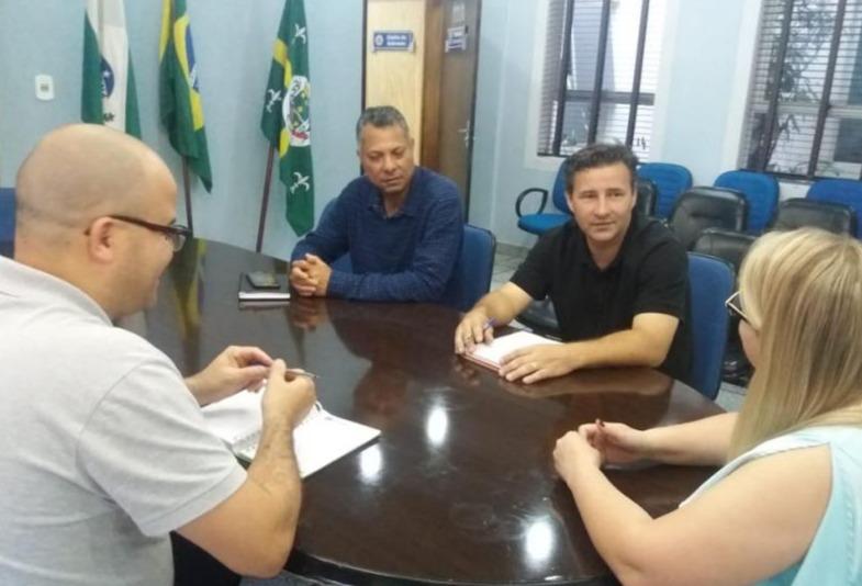 Presidente da câmara e prefeita debatem melhorias para município